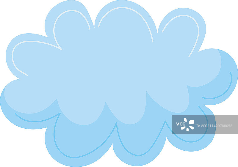 蓝色云朵设计图片素材