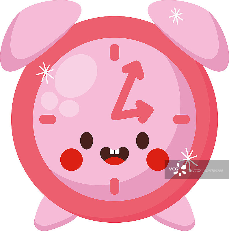 可爱时钟设计图片素材