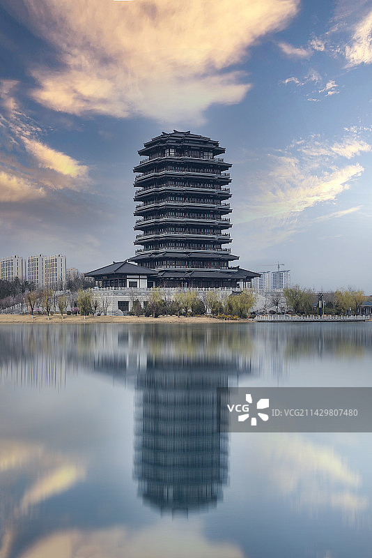 淄博海岱楼图片素材