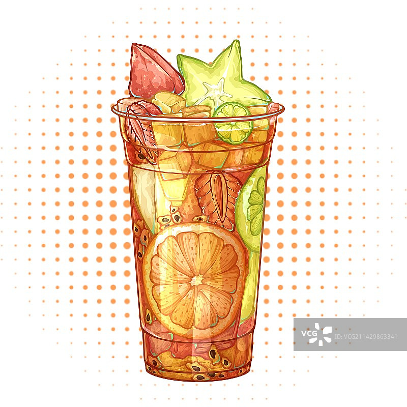 iPad美食插画｜线稿风食物图片素材