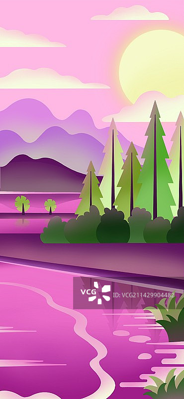 手机屏保壁纸补色系图片素材