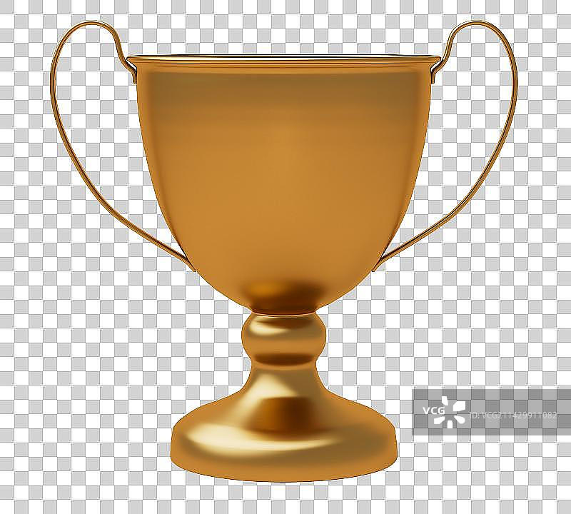 奖杯三维渲染图片素材