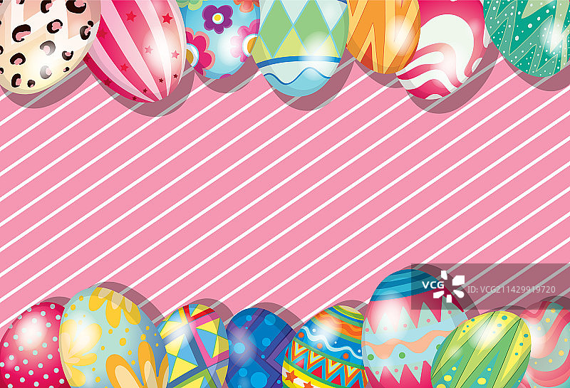 可爱的快乐复活节banner模板图片素材