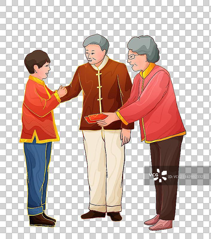 拜年场景图片素材