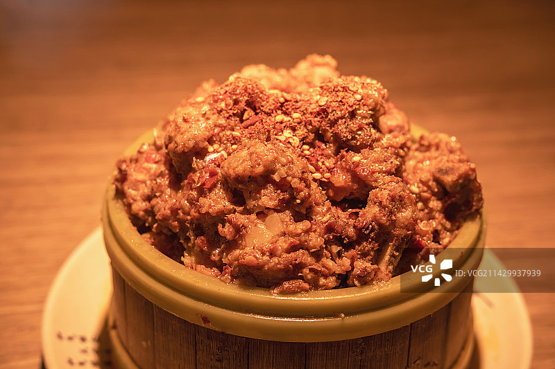 美味的粉蒸排骨图片素材