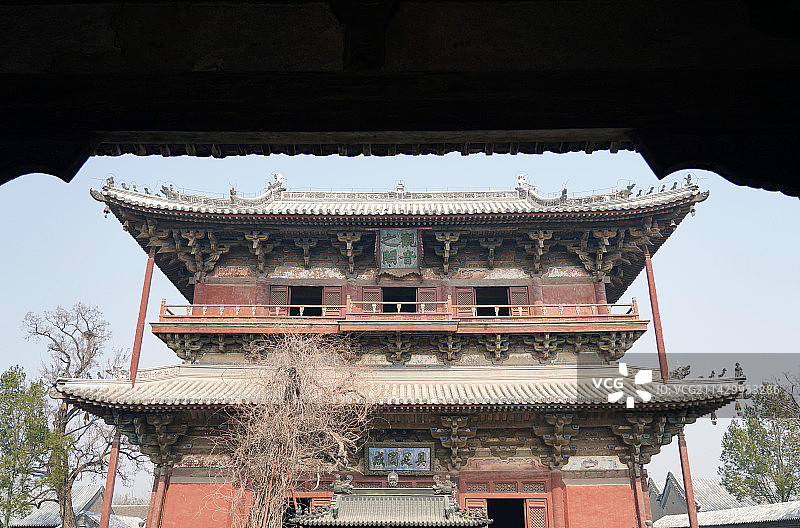 独乐寺观音阁图片素材