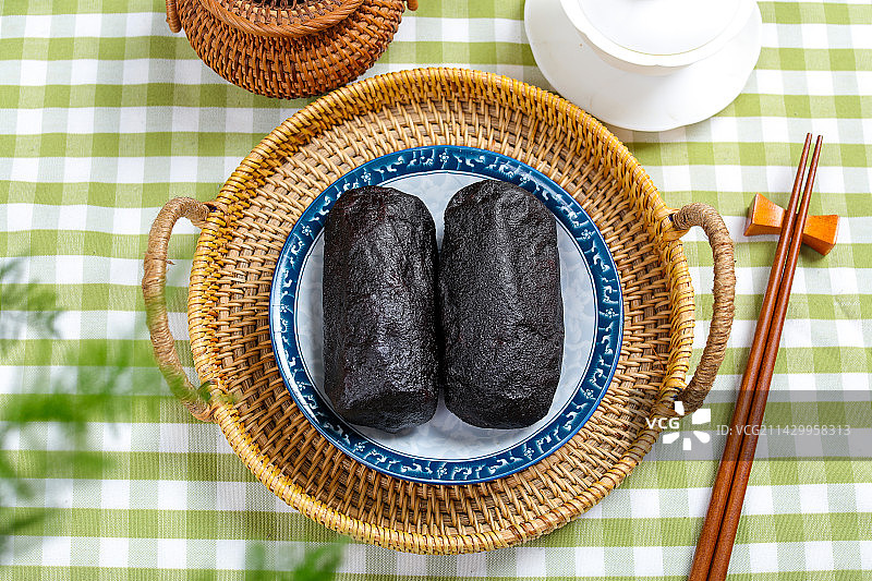 特色美食猪血豆腐丸子图片素材