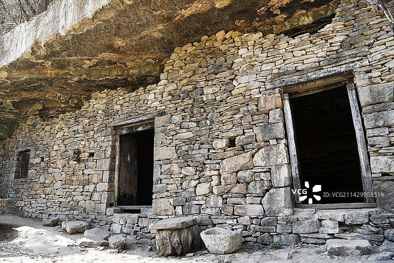 山东临沂平邑县九间棚村旧址图片素材