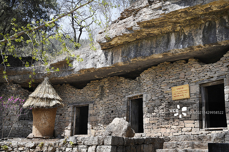 山东临沂平邑县九间棚村旧址图片素材