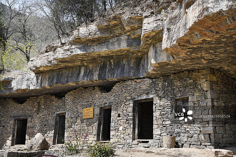 山东临沂平邑县九间棚村旧址图片素材