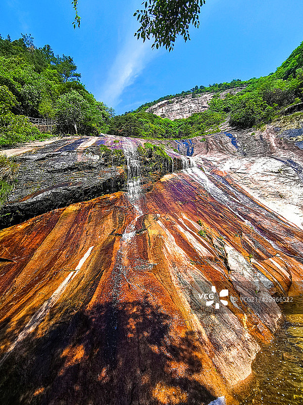 黄山九龙瀑图片素材