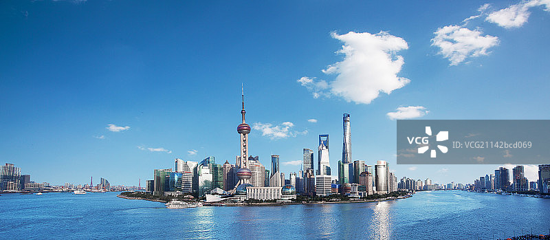 外滩宽屏全景图图片素材