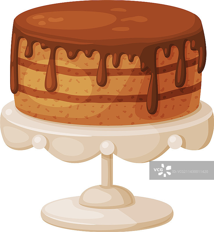 盘子里的美味甜点巧克力蛋糕图片素材