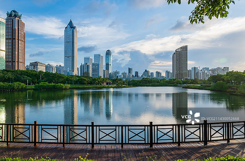 海口国贸CBD万绿园图片素材