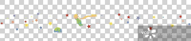 小王子和地球图片素材