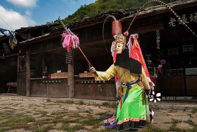 贵州安顺地戏图片素材