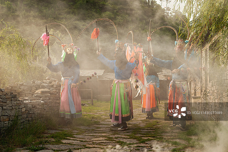 贵州安顺地戏图片素材