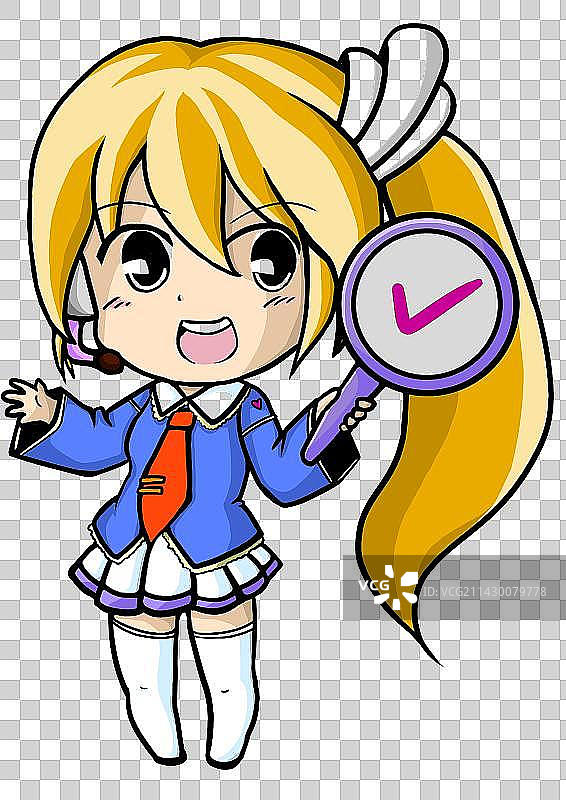 导游工作人员女孩元素图片素材