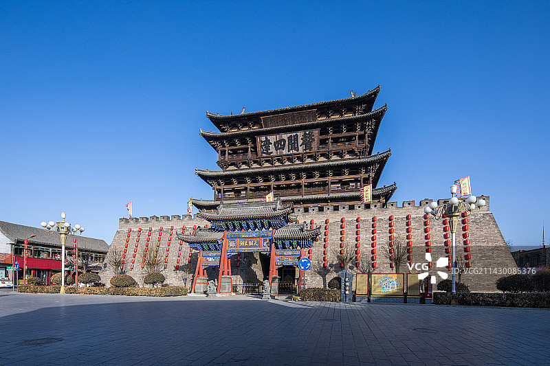 山西省忻州市代县古城图片素材