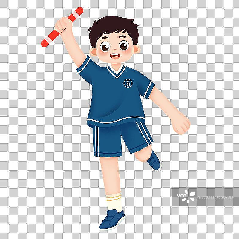 参加接力赛的运动员图片素材