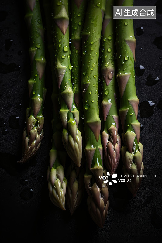 【AI数字艺术】芦笋图片素材