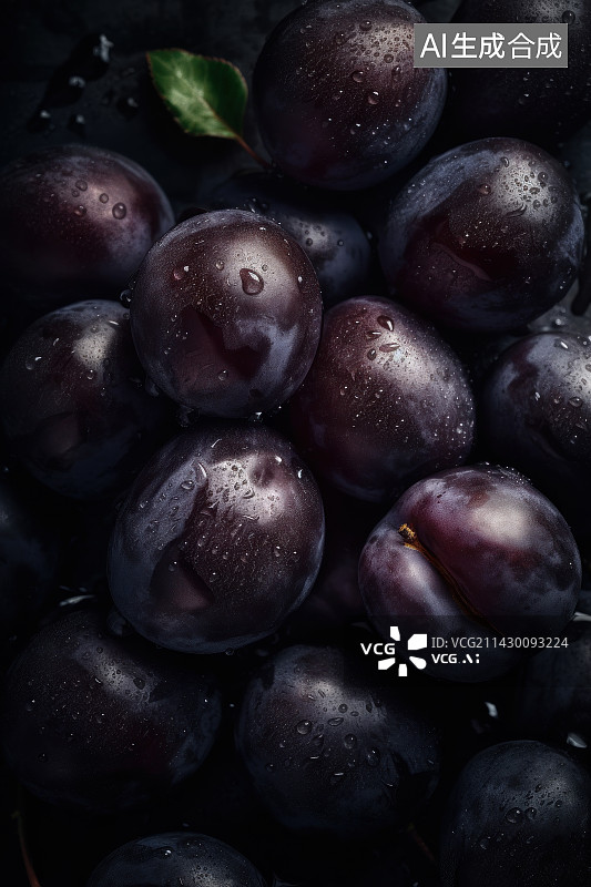 【AI数字艺术】梅子李子图片素材