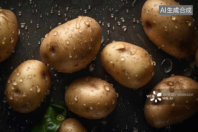 【AI数字艺术】土豆马铃薯图片素材