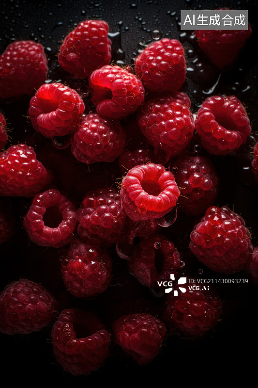 【AI数字艺术】覆盆子草莓树莓图片素材