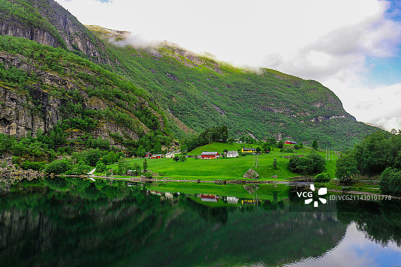 挪威小镇图片素材
