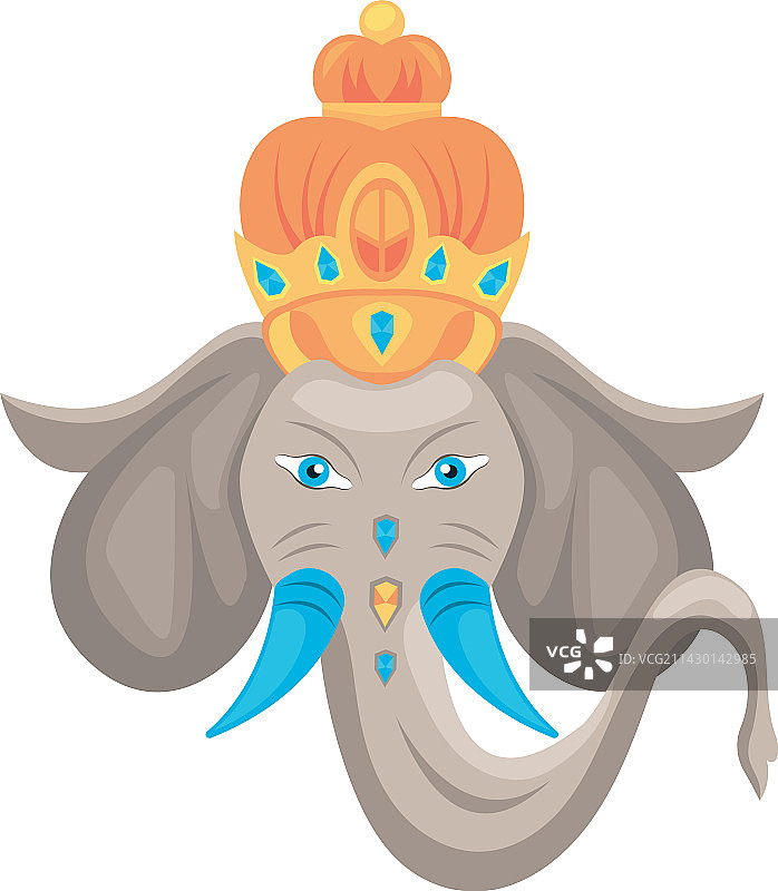 印度教的象头神图片素材