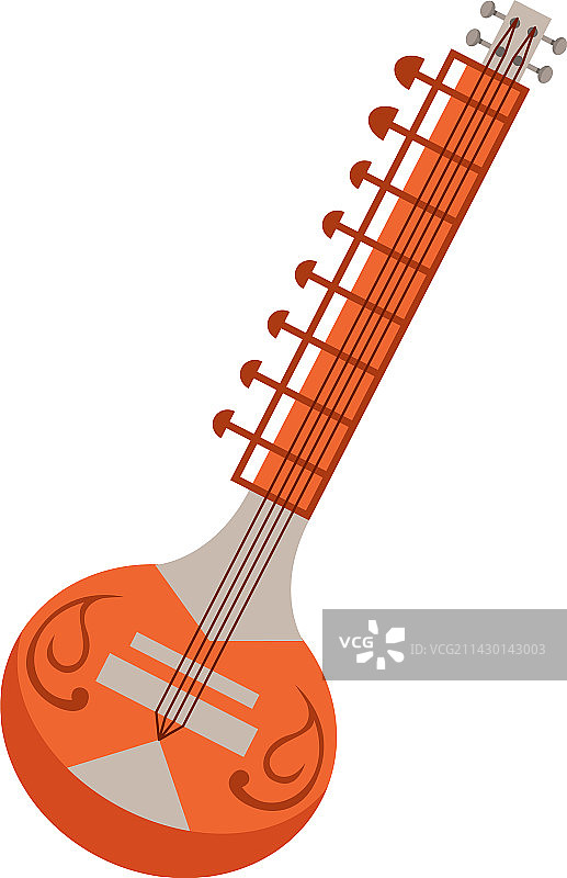 西塔琴印度乐器图片素材
