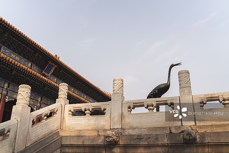 寿皇殿的仙鹤图片素材