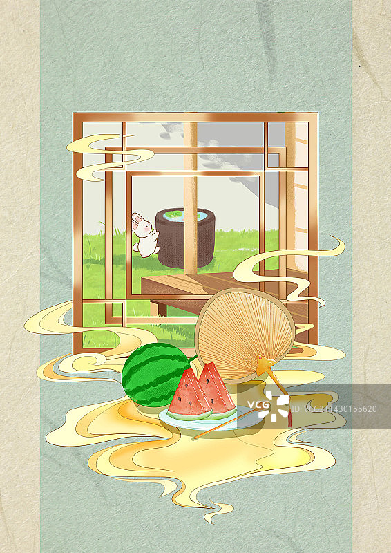 二十四节气之大暑图片素材