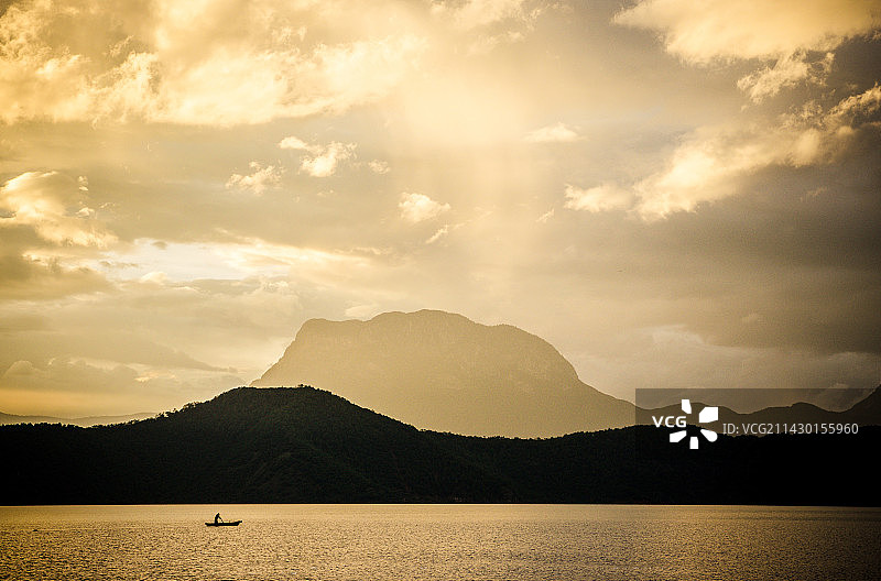 夏日泸沽图片素材