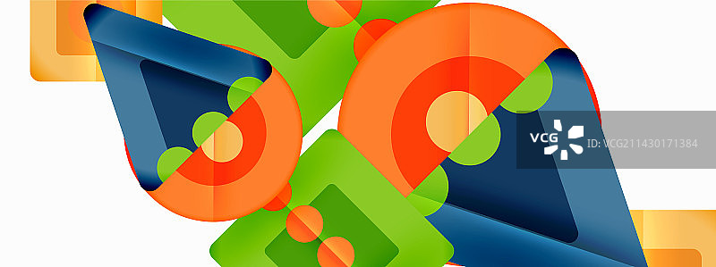 三角形和圆形的抽象背景图片素材