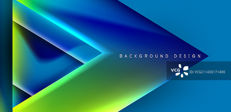 抽象烘焙与重叠三角形和图片素材