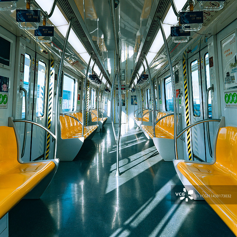 火车上的空座位图片素材