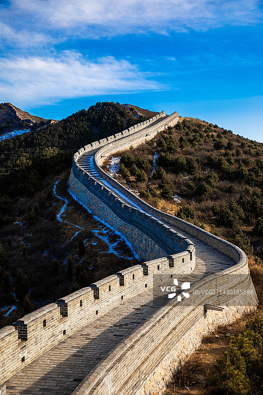 山西省大同市灵丘县平型关长城图片素材