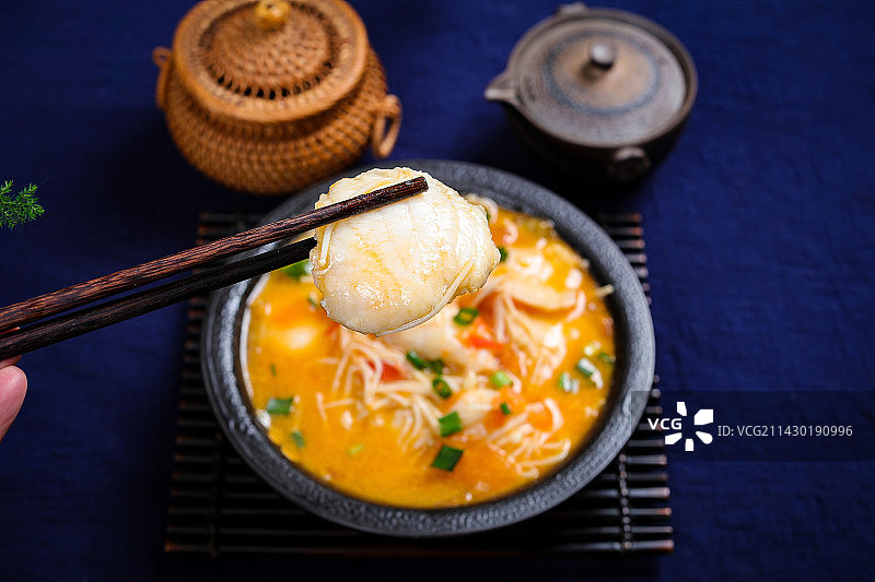 美味汤菜美食番茄巴沙鱼片图片素材