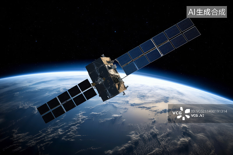 【AI数字艺术】卫星地球图片素材