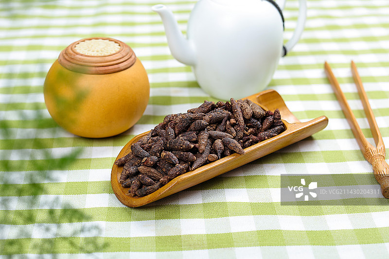 养生保健中药才香附图片素材