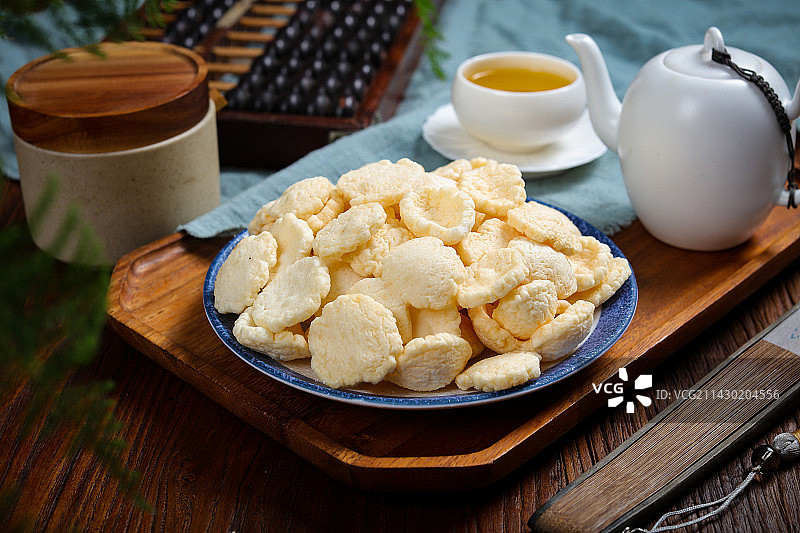 地方特产美食烤年糕片图片素材