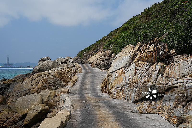 三亚蜈支洲岛的旅游观光风景图片素材