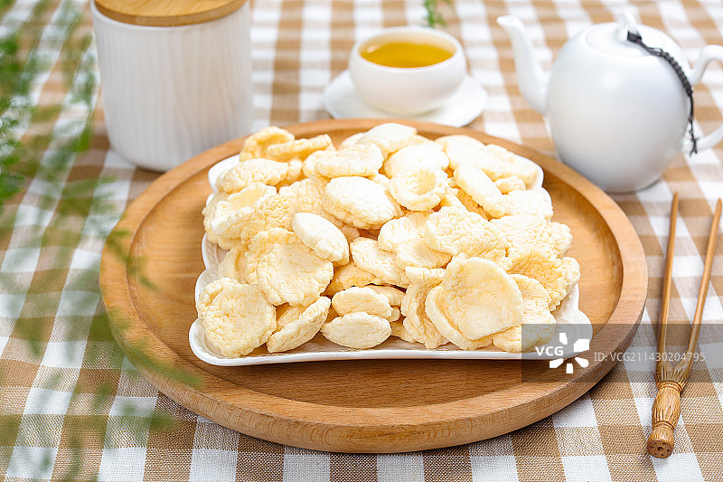 美味小吃美食烤米糕片图片素材