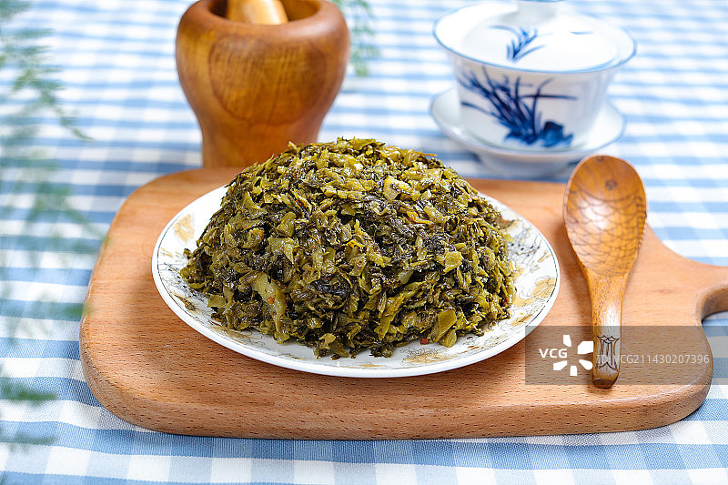 传统美味食材雪菜图片素材