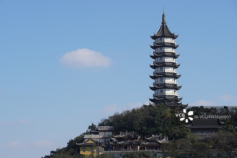 镇海招宝山鳌柱塔图片素材