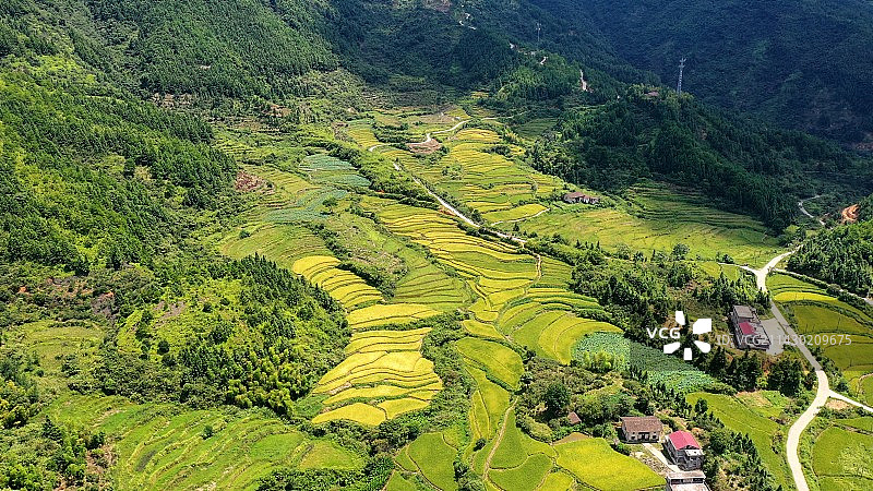 农业领域的高角度视角图片素材