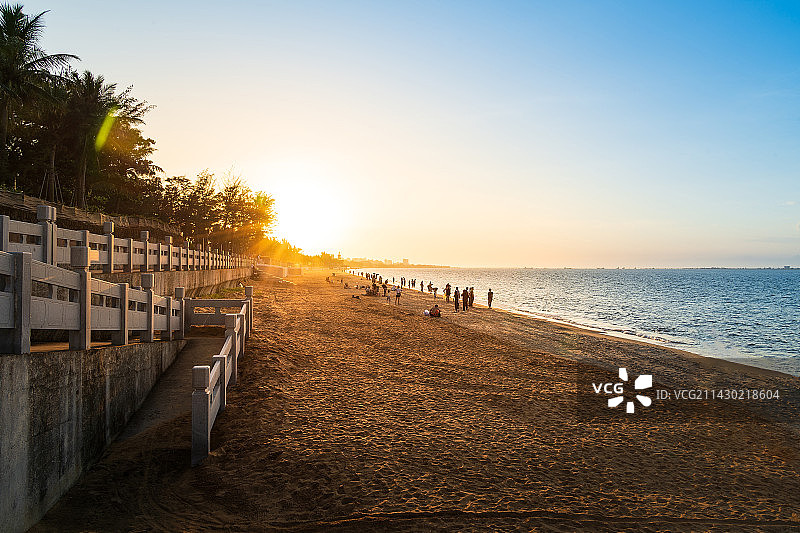 海口西秀海滩假日海滩图片素材