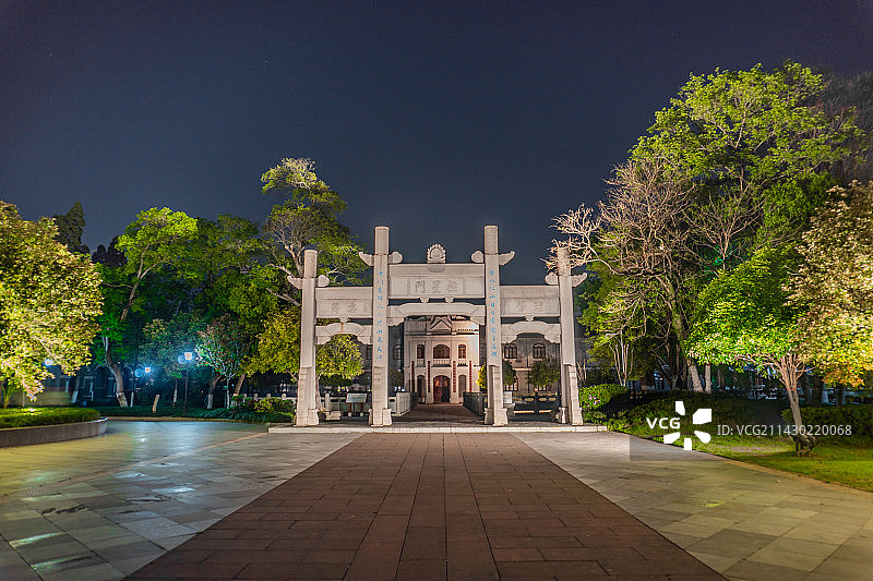 吉安白鹭洲公园图片素材