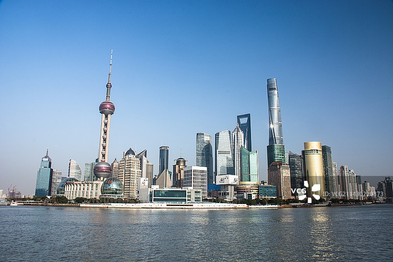 中国上海高楼大厦城市建筑风光图片素材